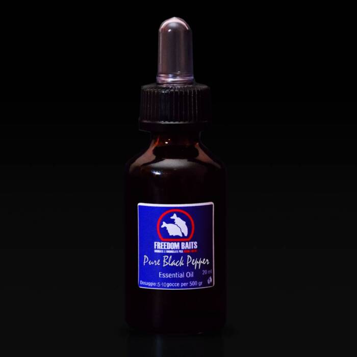 Pure-black-pepper-oli-essenziali-freedombaits Pure Black Pepper - india - 20 ml - immagine 1